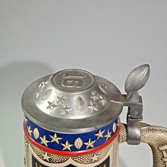 Joe Montana 49ers Super Bowl XXIII Beer Stein Tankard "The Comeback Kid" 1996 - Picture 3 of 12